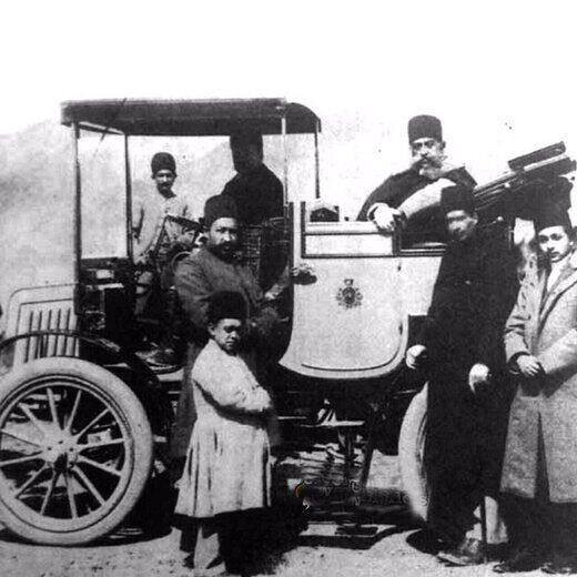 عکس اولین خودرویی که وارد ایران شد