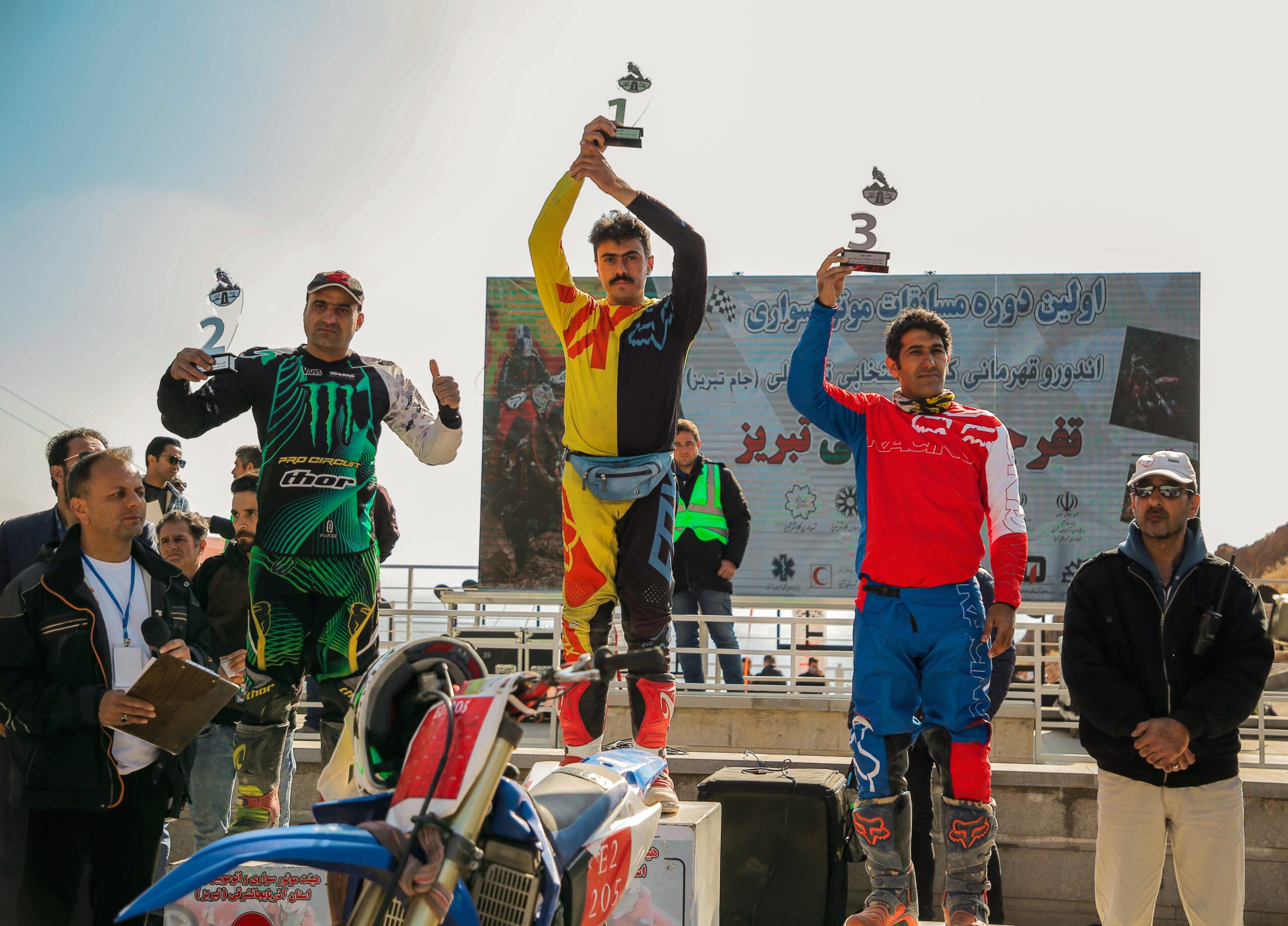 پایان مسابقات موتورسواری قهرمانی کشور در تبریز