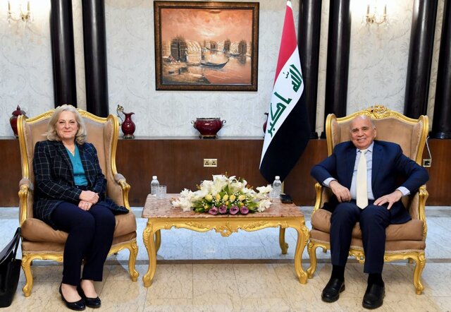 رایزنی وزیر خارجه عراق و سفیر آمریکا درخصوص توافق ایران و عربستان