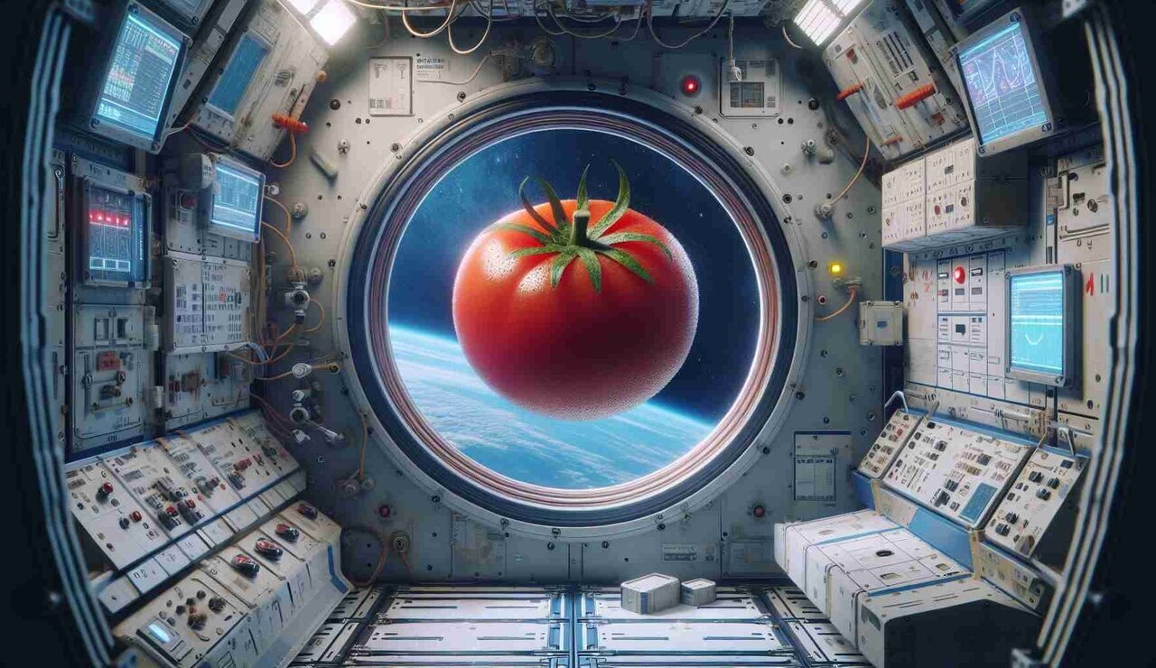 معمای گم‌شدن گوجه‌فرنگی در ماموریت تاریخی ایستگاه فضایی بین‌المللی
