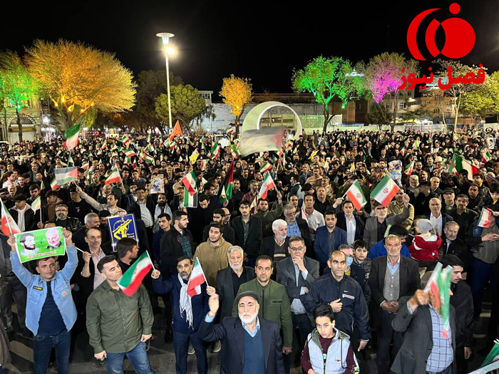 تجمع مردم تبریز برای نابودی اسرائیل + فیلم