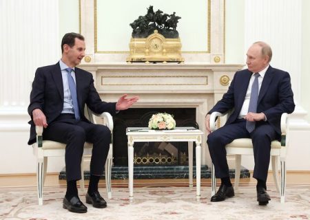 دیدار پوتین با اسد در کاخ کرملین